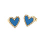 Heart Earrings 14k